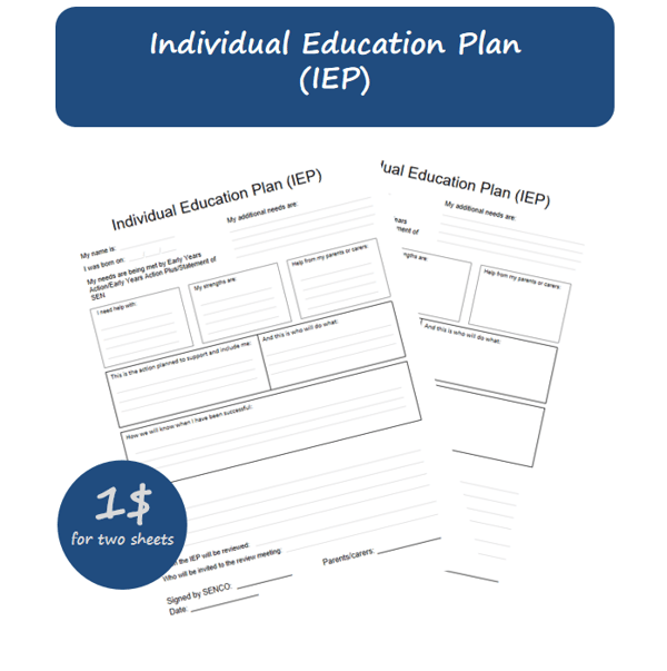 Individual Education Plan (IEP) Template