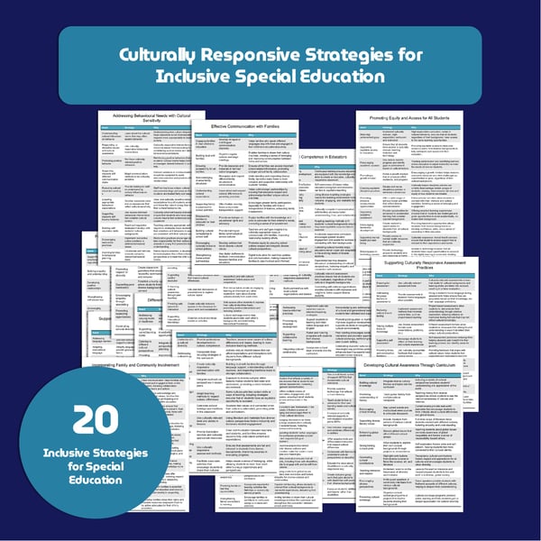 Culturally Responsive Special Education Guide