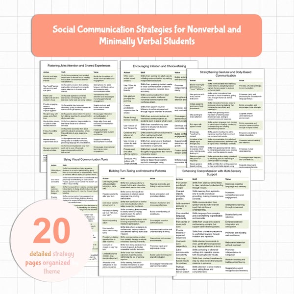 Communication Strategies for Nonverbal Students