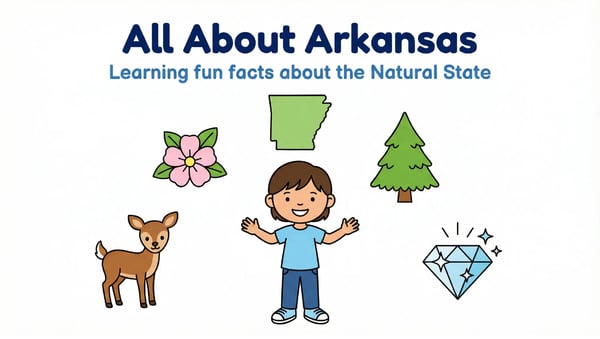 Arkansas State Study: Facts, Symbols, and Famous Landmarks