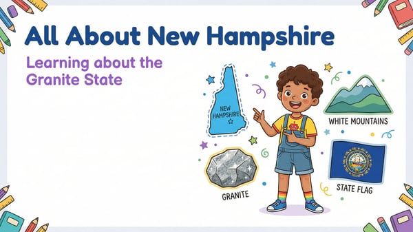 New Hampshire State Study: Facts, Symbols, and Famous Landmarks