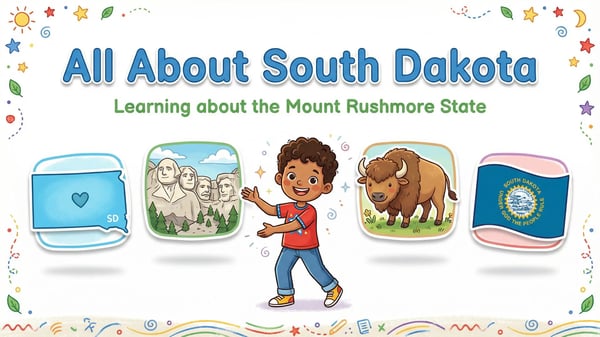 South Dakota State Study: Facts, Symbols, and Famous Landmarks