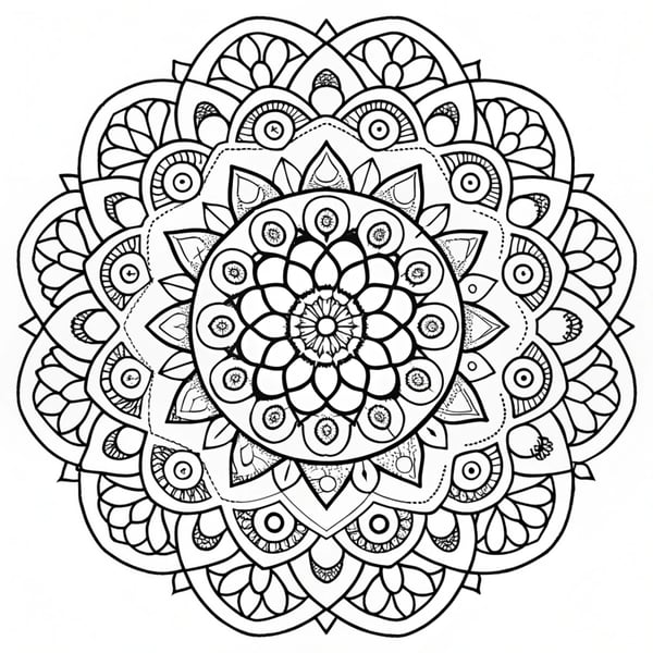 130+ Magnificent Mandalas: Adult Coloring Book Collection