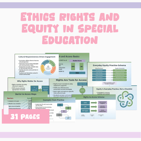 Ethics, Rights, and Equity in Special Education