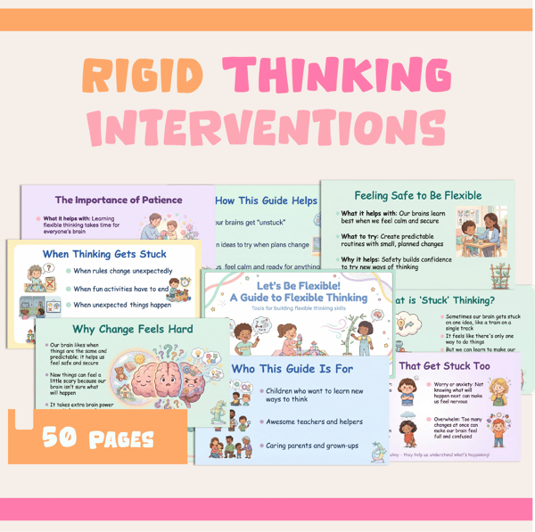 Rigid Thinking Interventions: Let's Be Flexible! A Guide to Flexible Thinking