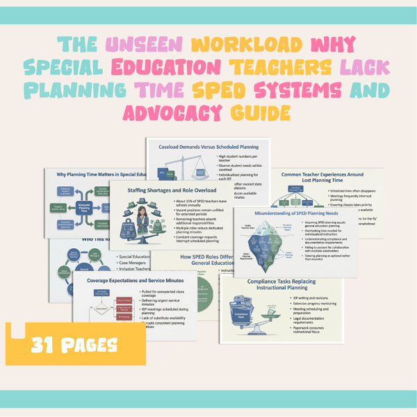 The Unseen Workload: Why Special Education Teachers Lack Planning Time