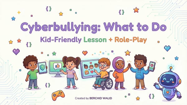 Cyberbullying: What to Do Kid-Friendly Lesson + Role-Play
