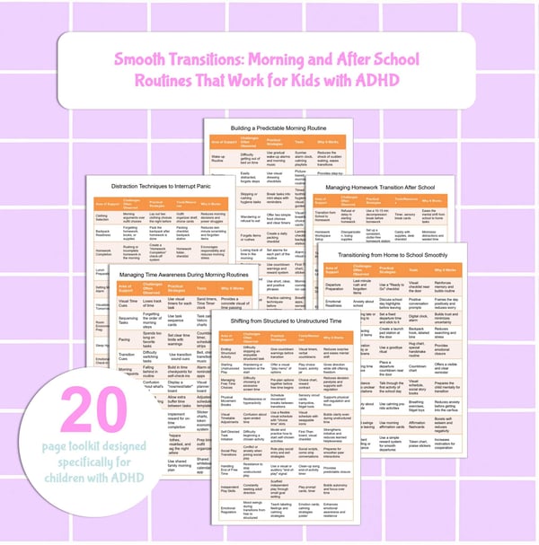 Smooth Transitions: Morning and After-School Routines That Work for Kids with ADHD