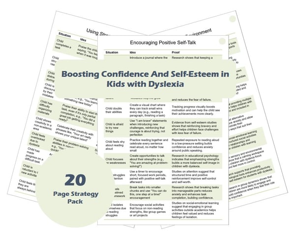 Boosting Confidence and Self-Esteem in Kids with Dyslexia