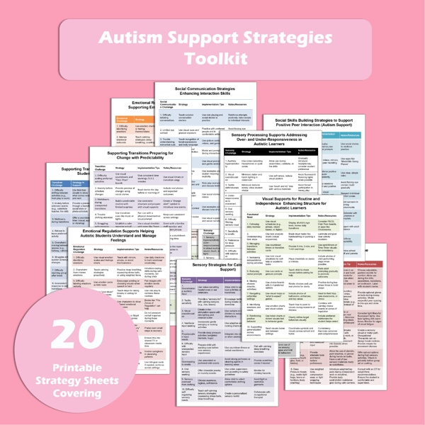 Autism Support Strategies Toolkit