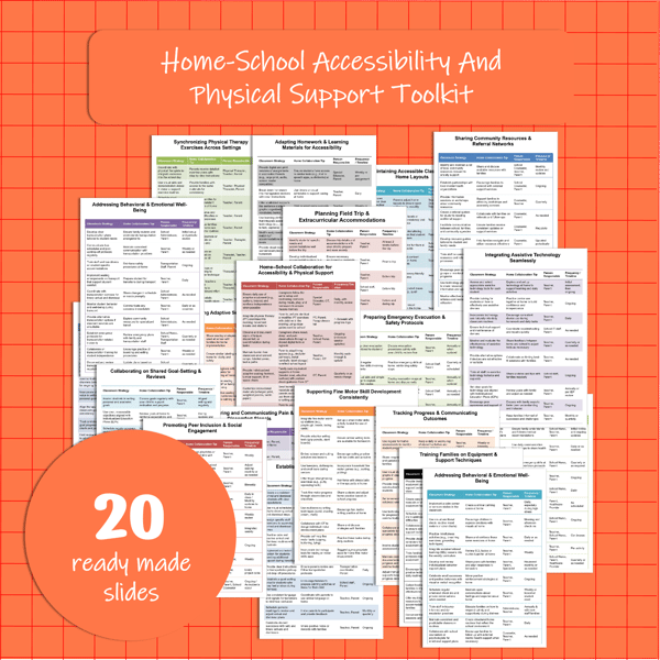 Home-School Accessibility and Physical Support Toolkit