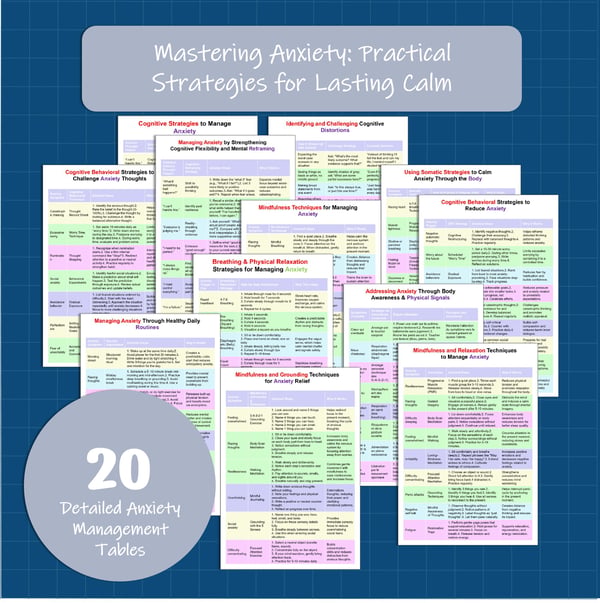 Mastering Anxiety: Practical Strategies for Lasting Calm