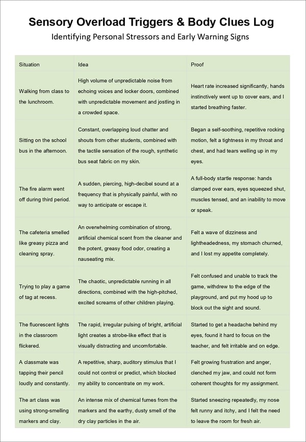 Too Loud and Too Crowded: Sensory Overload in Hallways, Buses, Cafeterias, and Recess