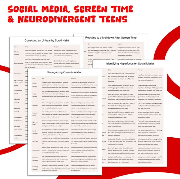 Social Media, Screen Time & Neurodivergent Teens