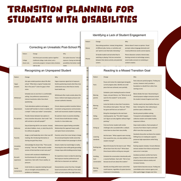 Transition Planning for Students with Disabilities