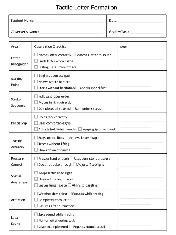 Multi-Sensory Learning Activity Pack