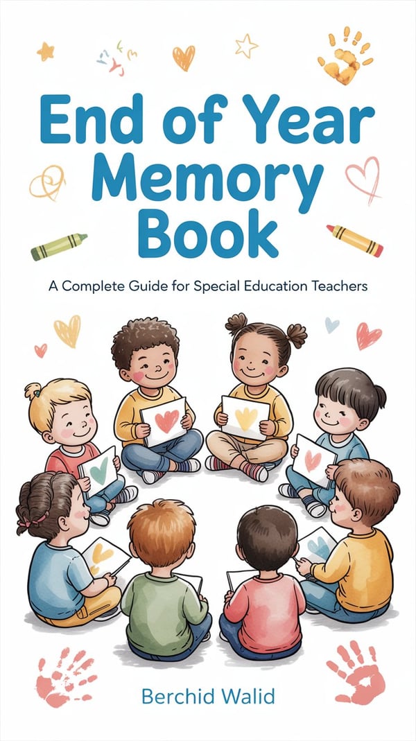 End of Year Memory Book for Special Education Students | Templates & Teacher Guide