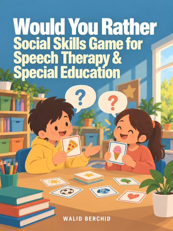 Would You Rather Social Skills Game for Speech Therapy & Special Education