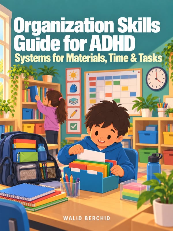 Organization Skills Guide for ADHD | Practical Systems for Materials, Time & Tasks