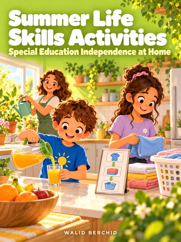 Summer Life Skills Activities for Special Education Independence at Home