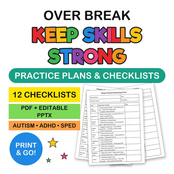 Keeping Skills Strong Over Break | Special Education Practice Toolkit