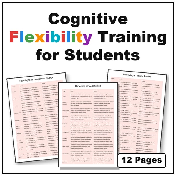 Cognitive Flexibility Training for Students | Flexible Thinking Strategies