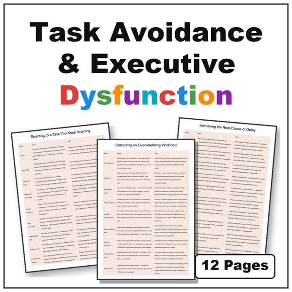 Task Avoidance & Executive Dysfunction | Strategies for Getting Unstuck