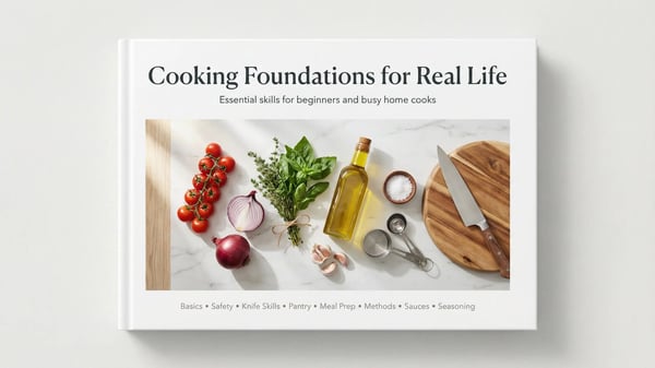 Cooking Foundations for Real Life | Free Beginner Cooking Skills Guide