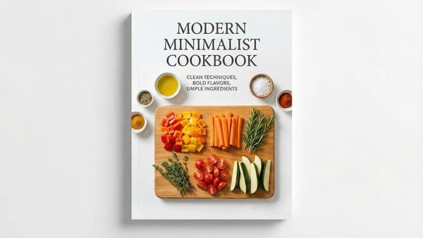 Modern Minimalist Cookbook | Free Vegetable, Sheet Pan and Meal Prep Recipes
