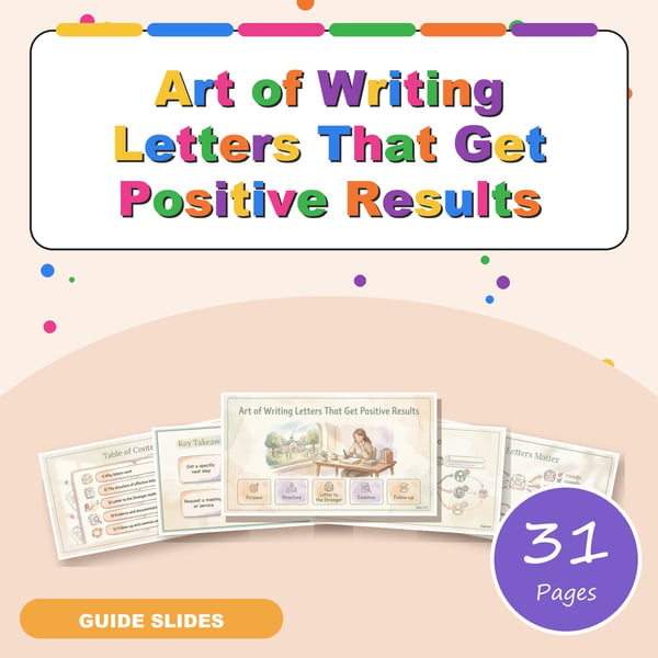 Art of Writing Letters That Get Positive Results | Special Education Letter Guide