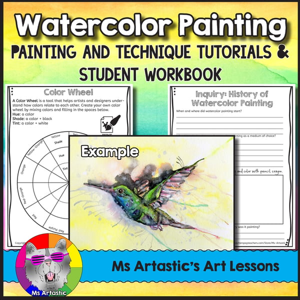 Watercolor Painting Art Lesson