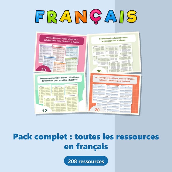 Pack complet : toutes les ressources en français