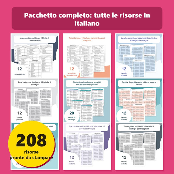 Pacchetto completo: tutte le risorse in italiano