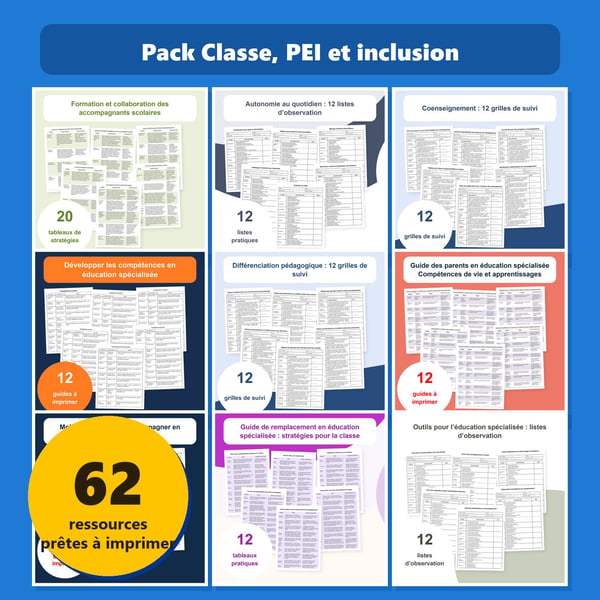 Pack Classe, PEI et inclusion
