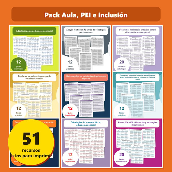 Pack Aula, PEI e inclusión