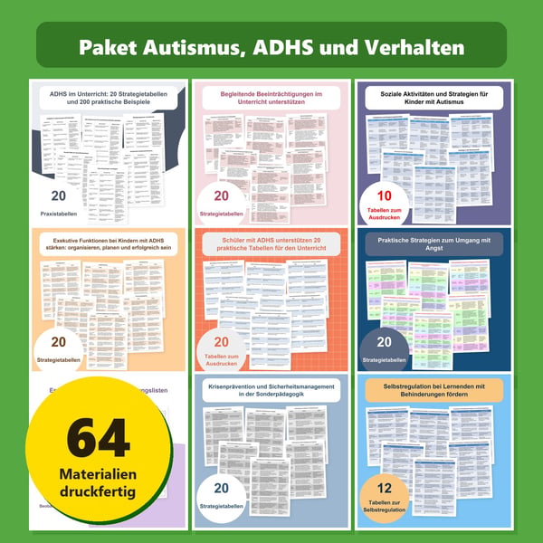 Paket Autismus, ADHS und Verhalten