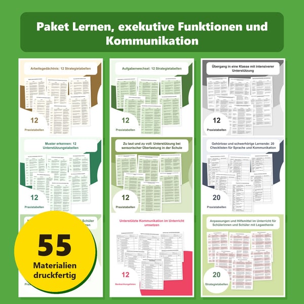 Paket Lernen, exekutive Funktionen und Kommunikation
