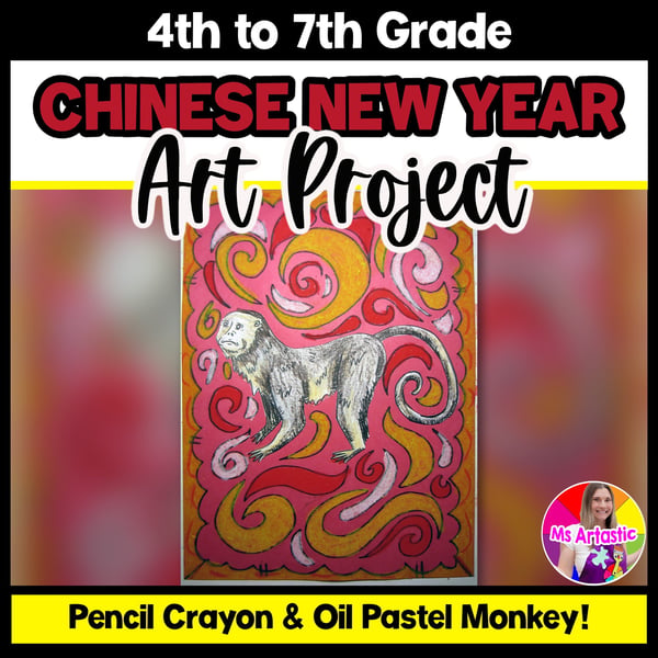 Year of the Monkey Art Lesson