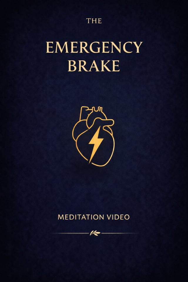 Emergency Brake Guided Meditation by Tara Solen &mdash; stops the spiral in real time