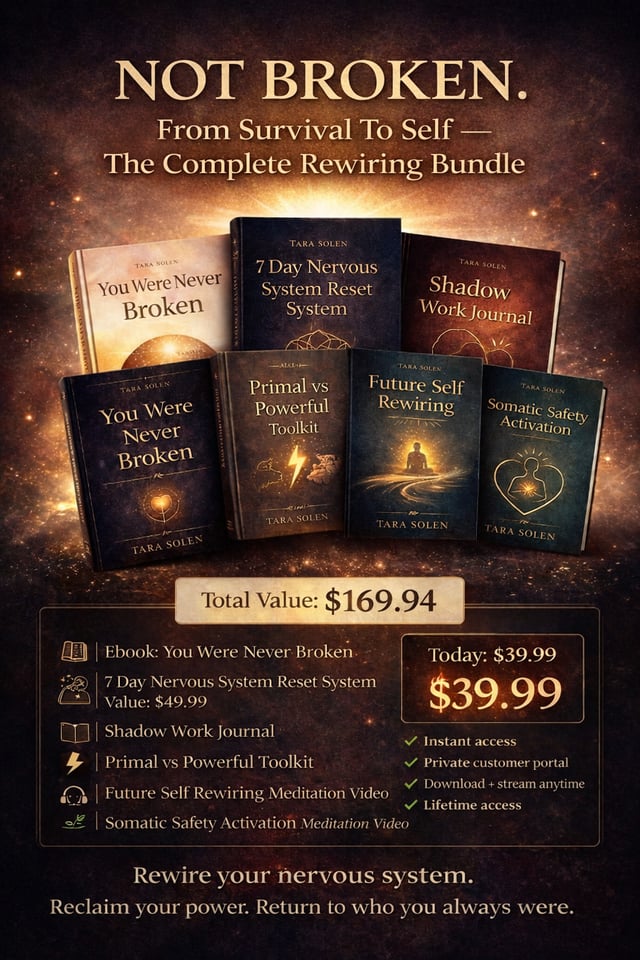 Not Broken. From Survival To Self &mdash; The Complete Rewiring Bundle by Tara Solen