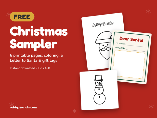 Free Christmas Sampler printable pack cover