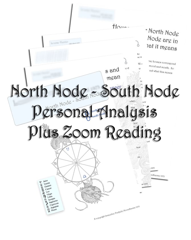 North Node - South Node personal Analysis plus Zoom Reading £165 - Payhip