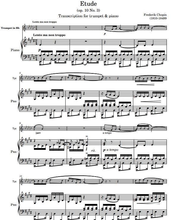 Sheet music preview - first page