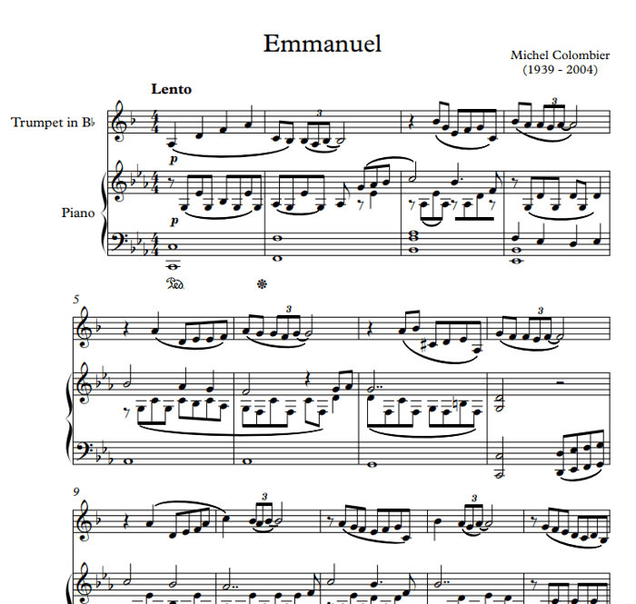 Sheet music preview - first page