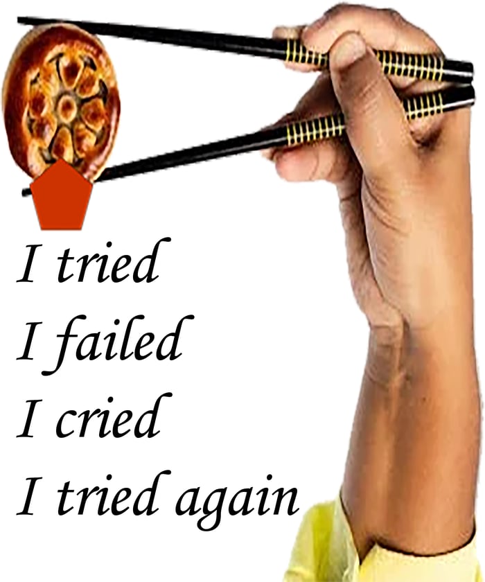 i tried i failed i cried i tried again sticher
