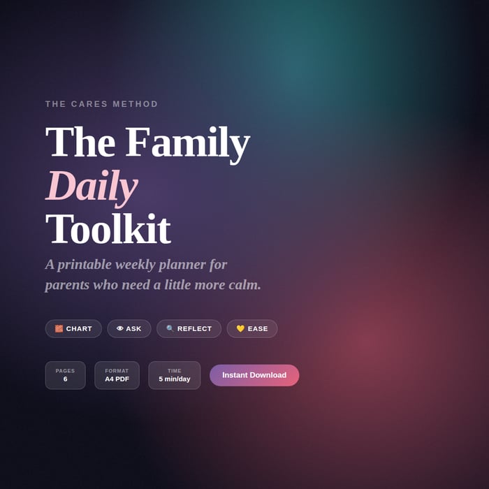 The Family Daily Toolkit planner preview