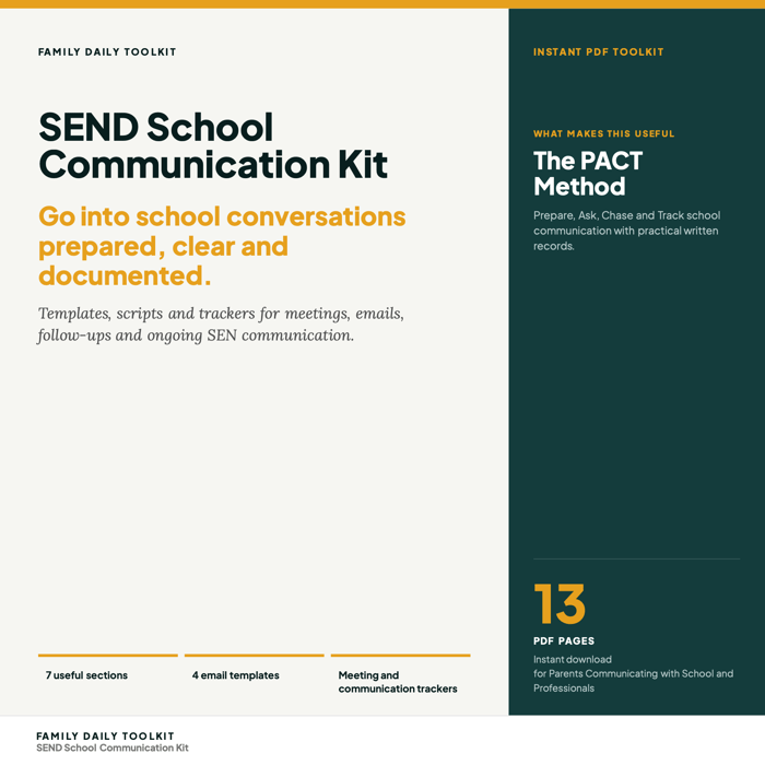 SEND School Communication Kit product preview