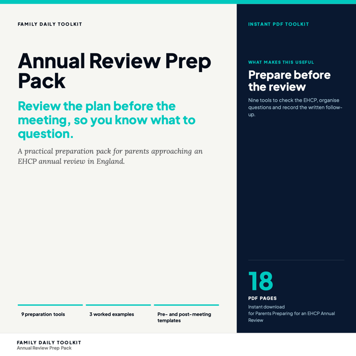 Annual Review Prep Pack product preview