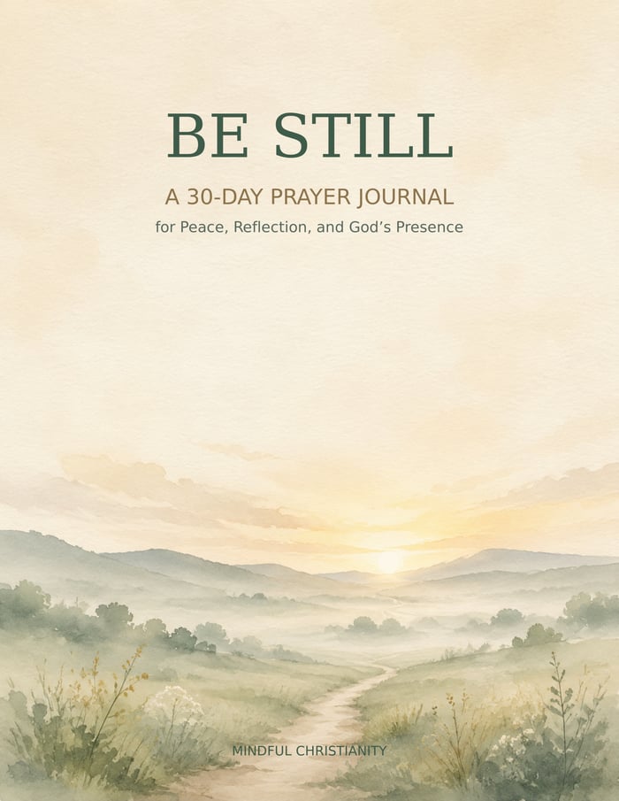 Be Still 30-Day Prayer Journal cover