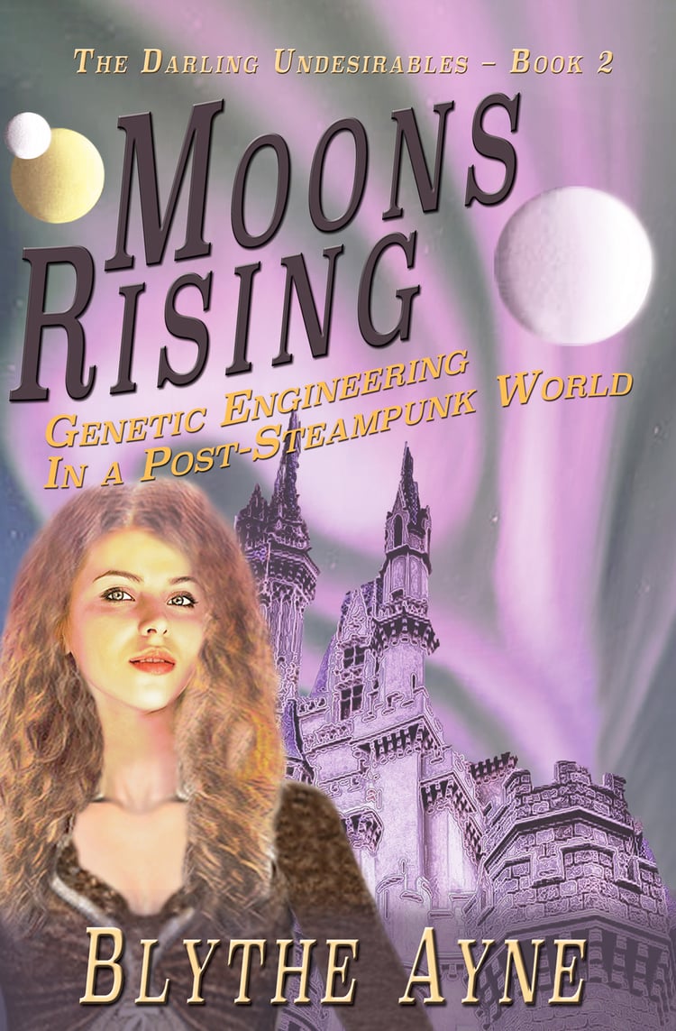 Cover of moons rising by Blythe Ayne